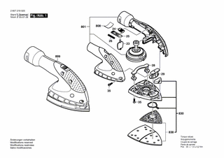 BOSCH Drehplatte | Ersatzteile für Schwingschleifer | 2609000120
