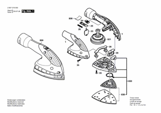 BOSCH Druckfeder | Ersatzteile für Schwingschleifer | 2604610106