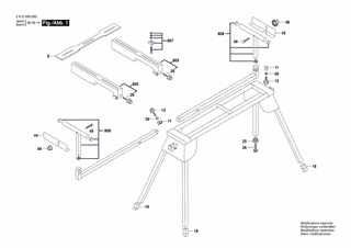 BOSCH Stützschraube | Ersatzteile für 3300MS | 2610958968