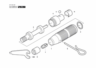 BOSCH Spannzange 1/4 | Ersatzteile für Oberfr?se-Vorsatz | 2615295091