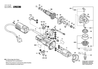 BOSCH GWS 750 - 3601C94261