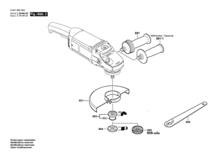 BOSCH GWS 2000-23 JH - 0601850925
