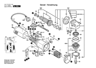BOSCH GWS 7-115 - 0601700903