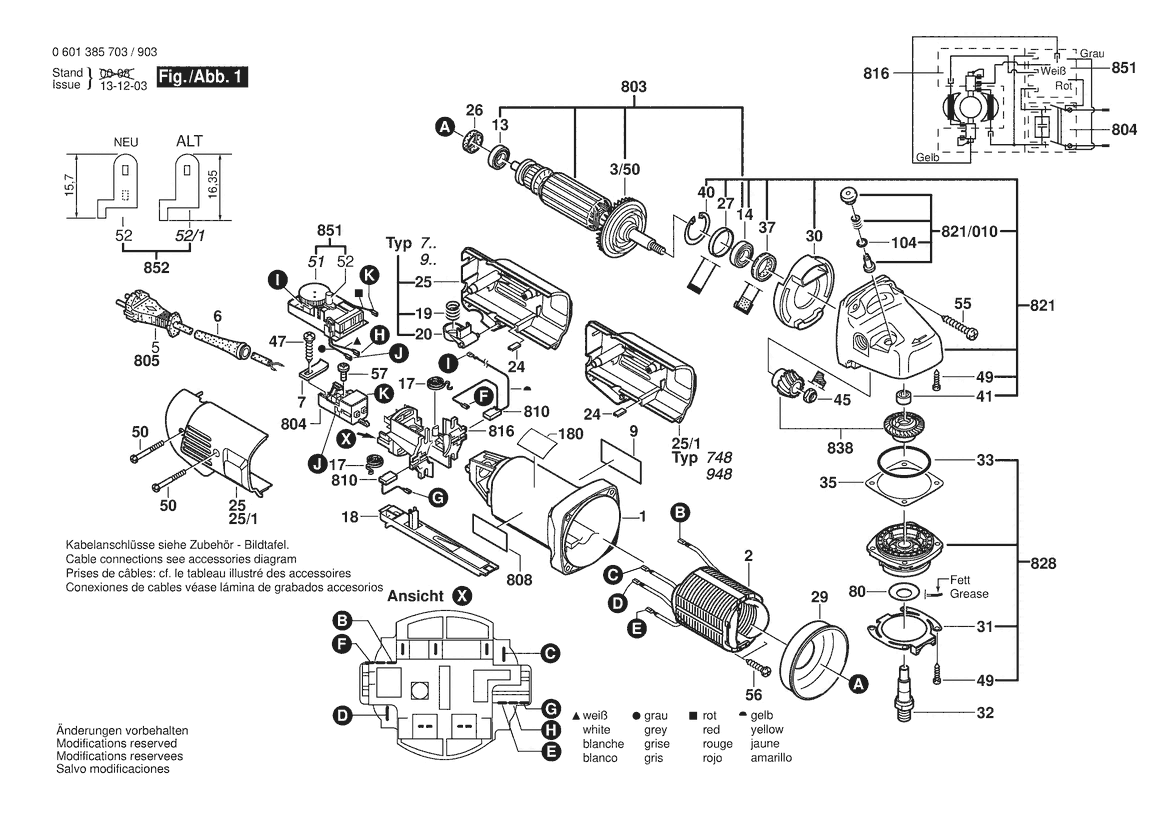 BOSCH GWS 14-125 CE - 0601385703