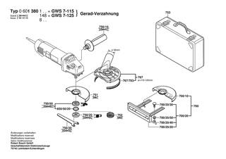 BOSCH GWS 7-115 - 0601380103