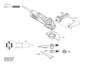 BOSCH GWS 13-125 CIE - 3601G9F000