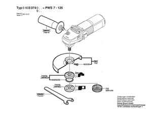 BOSCH PWS 7-125 - 0603374003