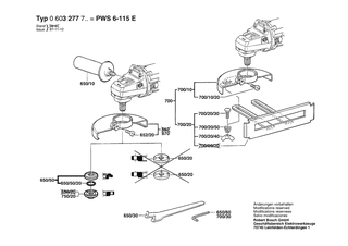 BOSCH PWS 6-115 E - 0603277703