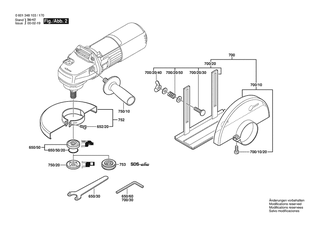 BOSCH GWS 7-125 - 0601348103
