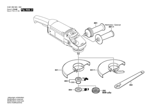 BOSCH GWS 20-230 JH - 0601850908