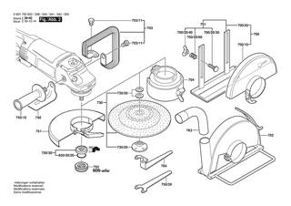 BOSCH GWS 25-180 J - 0601755008