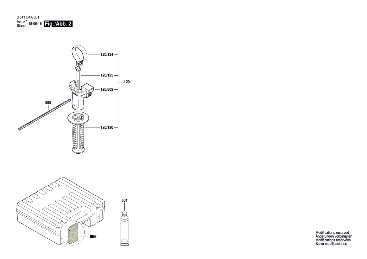 BOSCH GBH 3-28 DFR - 3611B4A0L1