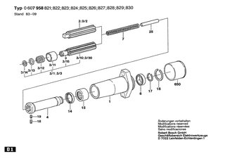BOSCH Spindellager - 0607958824