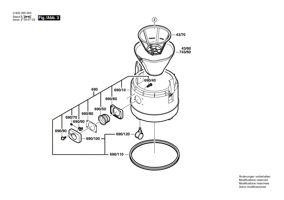 BOSCH PAS 11-21 - 0603395008