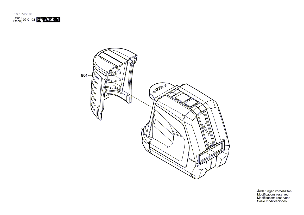 BOSCH GLL 2-50 - 3601K63100