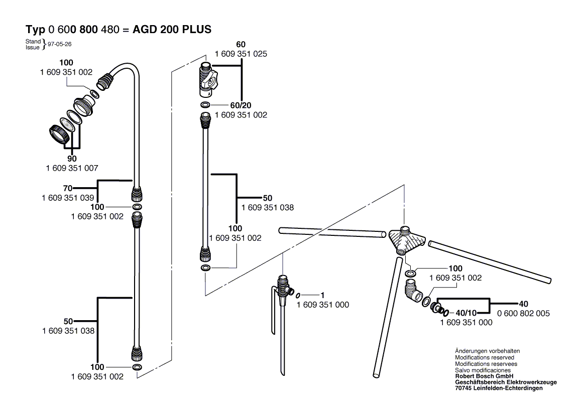 BOSCH AGD 200 PLUS - 0600800480