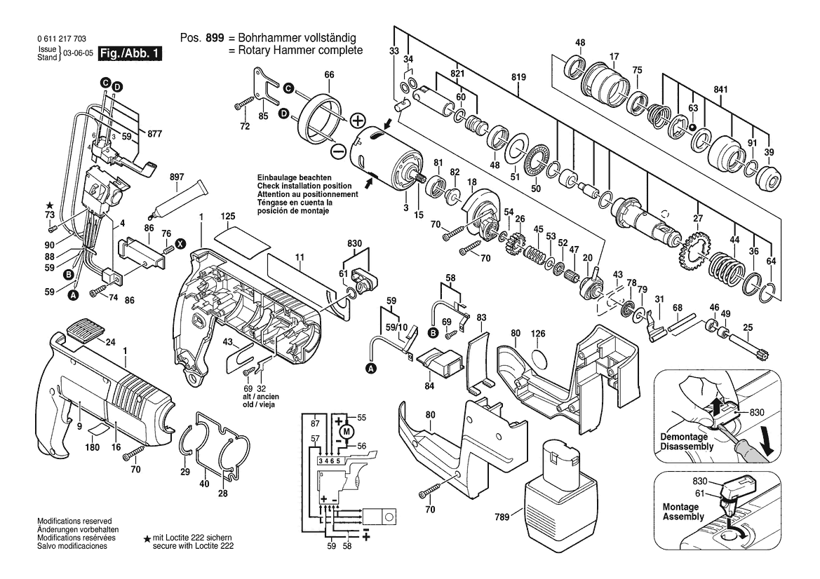 BOSCH GBH 12 VRE - 0611217720