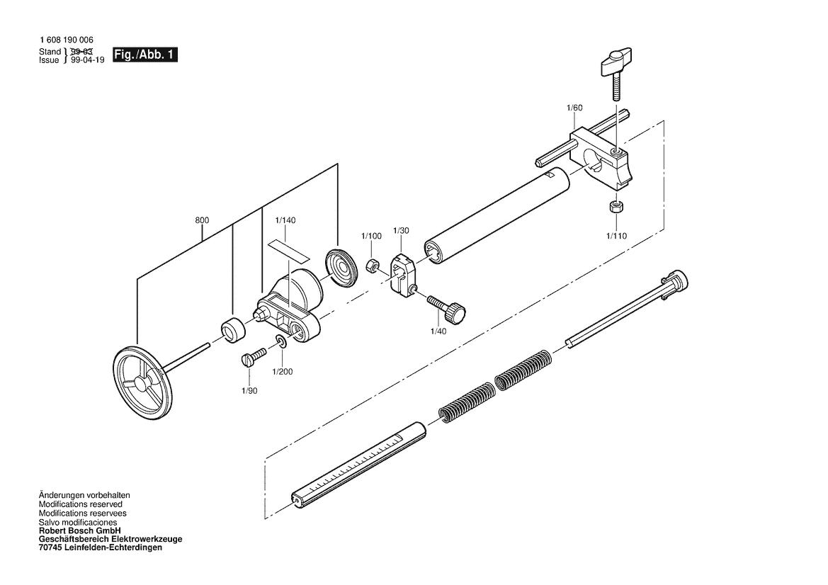 BOSCH PBH B.WINK.CONT - 1608190006