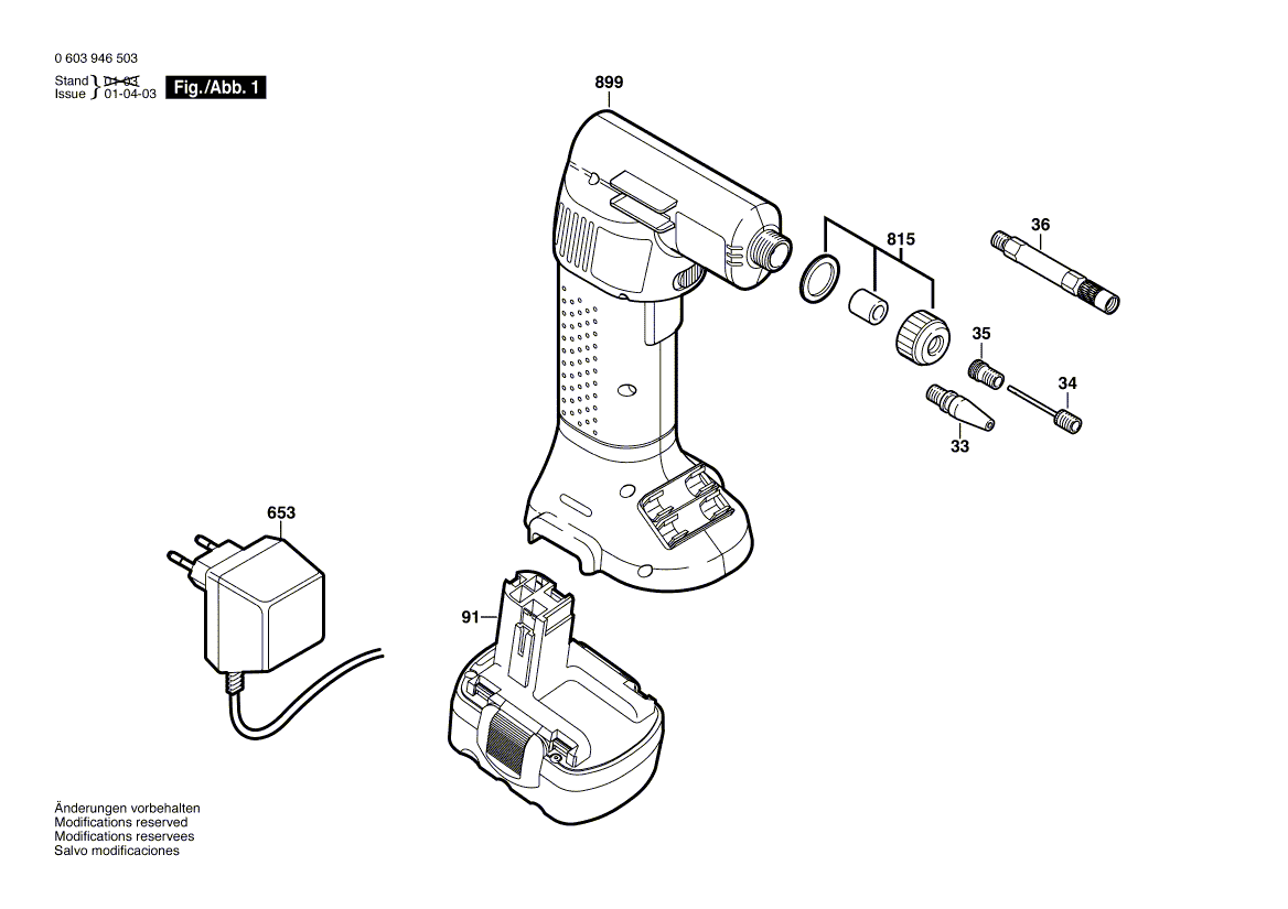 BOSCH PAG 12 V - 0603946525