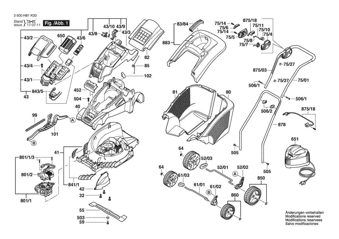 BOSCH ROTAK 43 LI - 3600H81K01