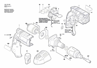 BOSCH Elektronikmodul | Ersatzteile f�r GSR 10,8 V-EC TE...