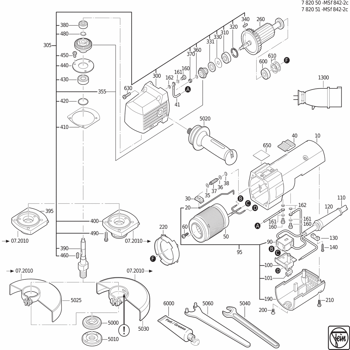 FEIN MSf 842-2C (200Hz, 265V) - 78205096201