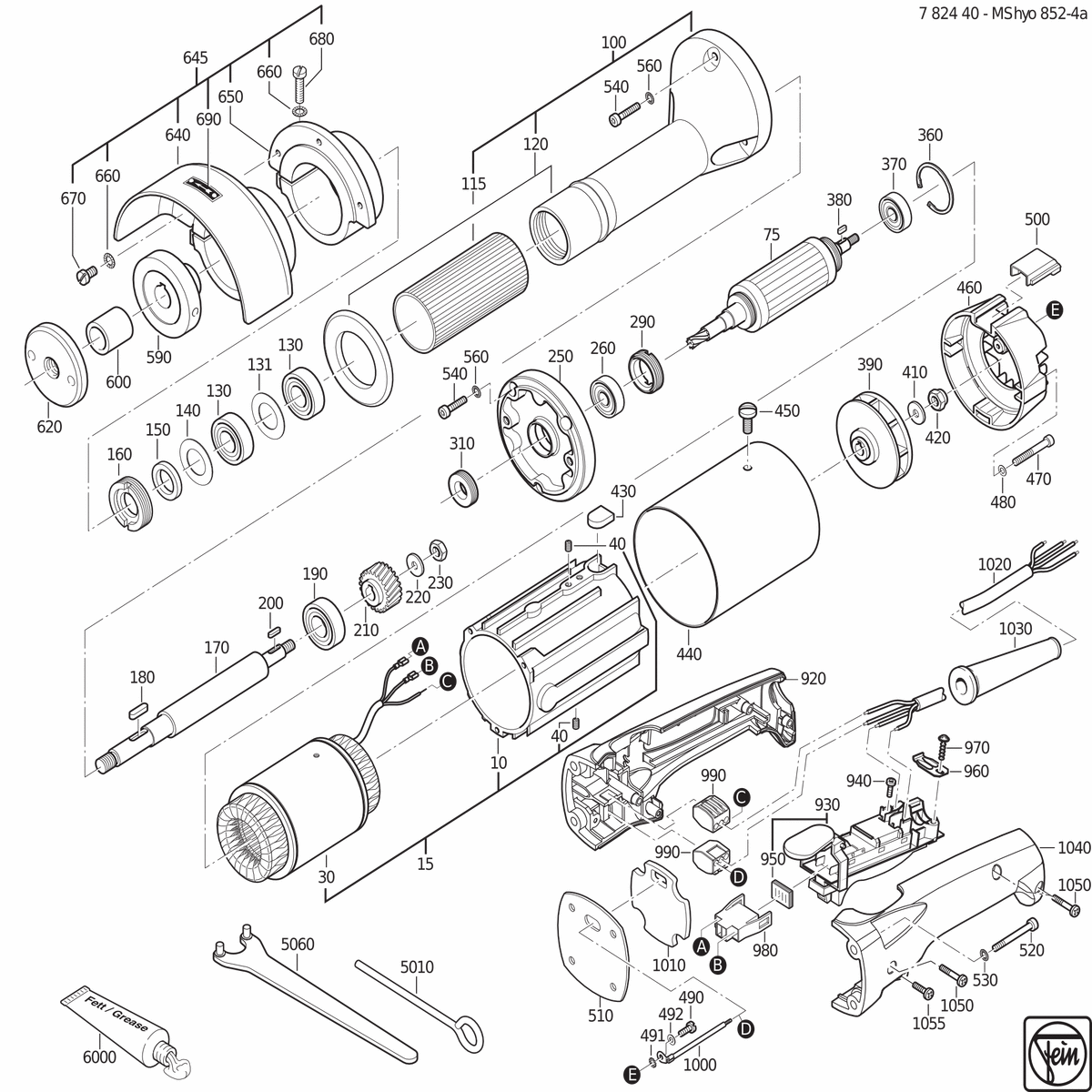 FEIN MShyo 852-4a (300Hz, 200V) - 78244000260