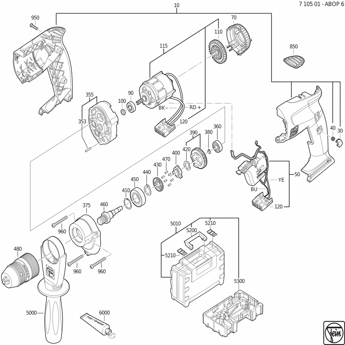 FEIN ABOP 6 (18V) - 71050100940
