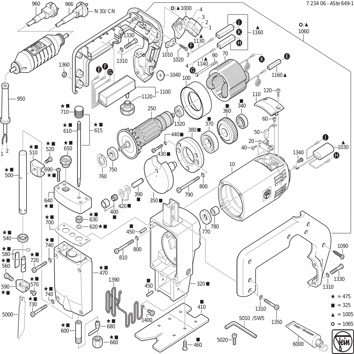 FEIN ASte 649-1 (50Hz, 230V) - 72340600228