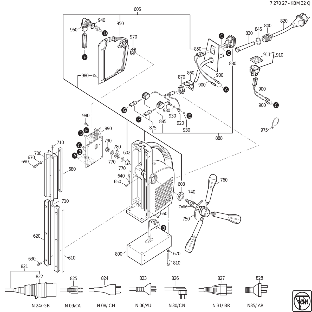 FEIN KBM 32 Q (50Hz, 230V) - 72702700235