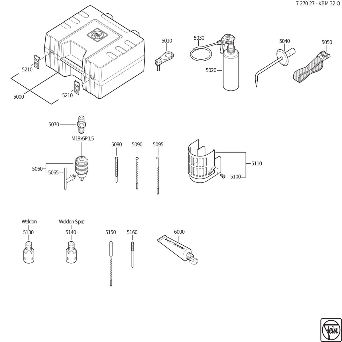FEIN KBM 32 Q (50Hz, 230V) - 72702700235