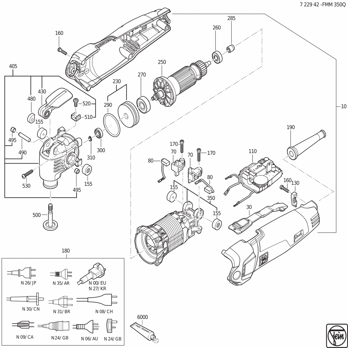 FEIN FMM 350 Q (50/60Hz, 220/230V) - 72294200230