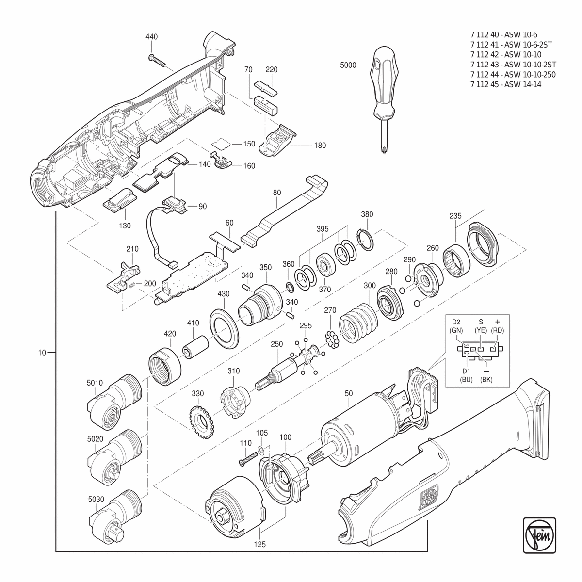 FEIN ASW 14-14 (14,4V) - 71124500950