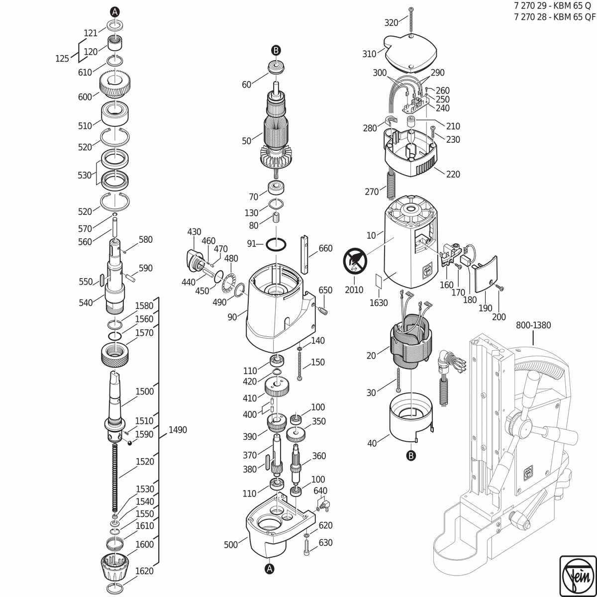 FEIN KBM 65 Q (50/60Hz, 220/230V) - 72702900237