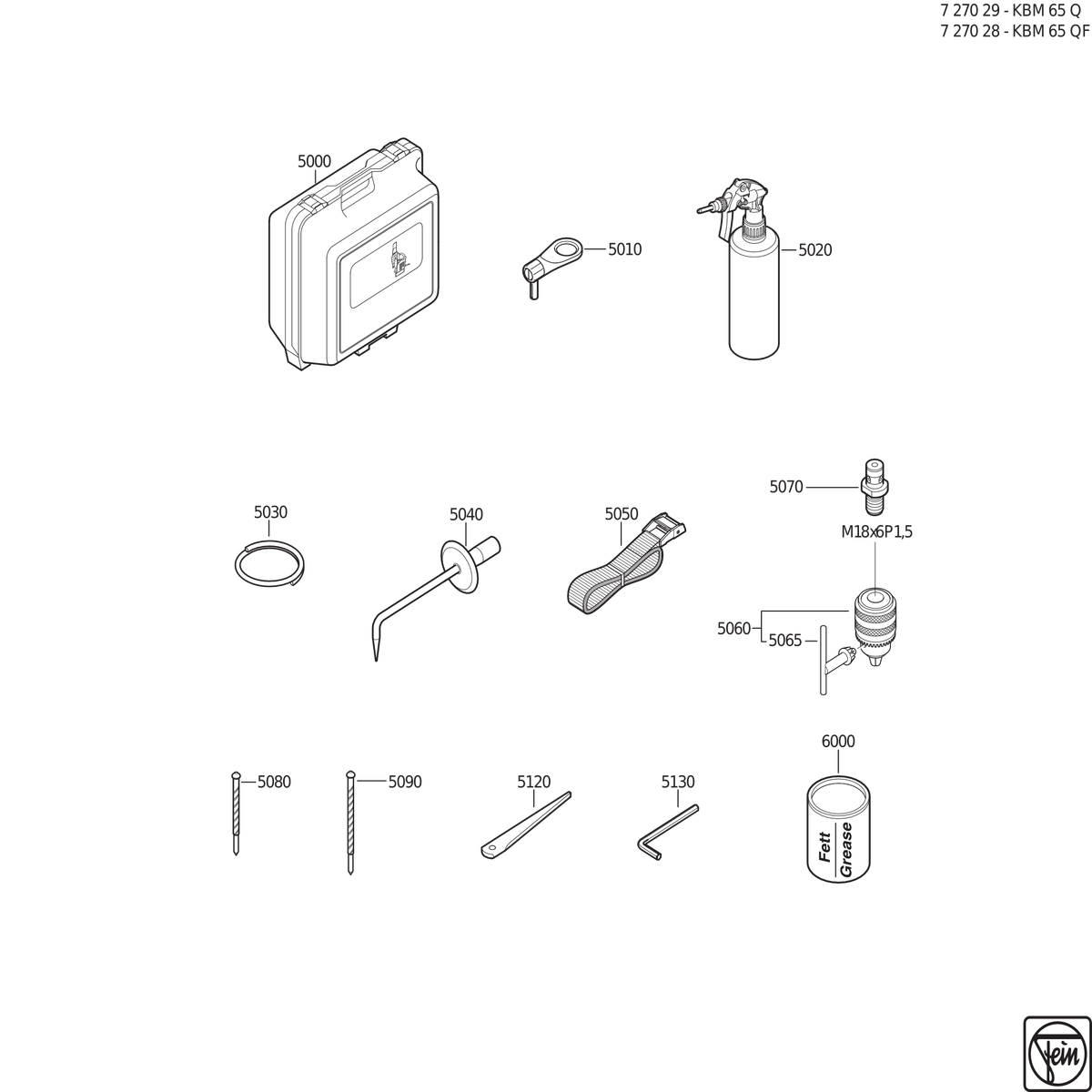 FEIN KBM 65 Q (50/60Hz, 220/230V) - 72702900237