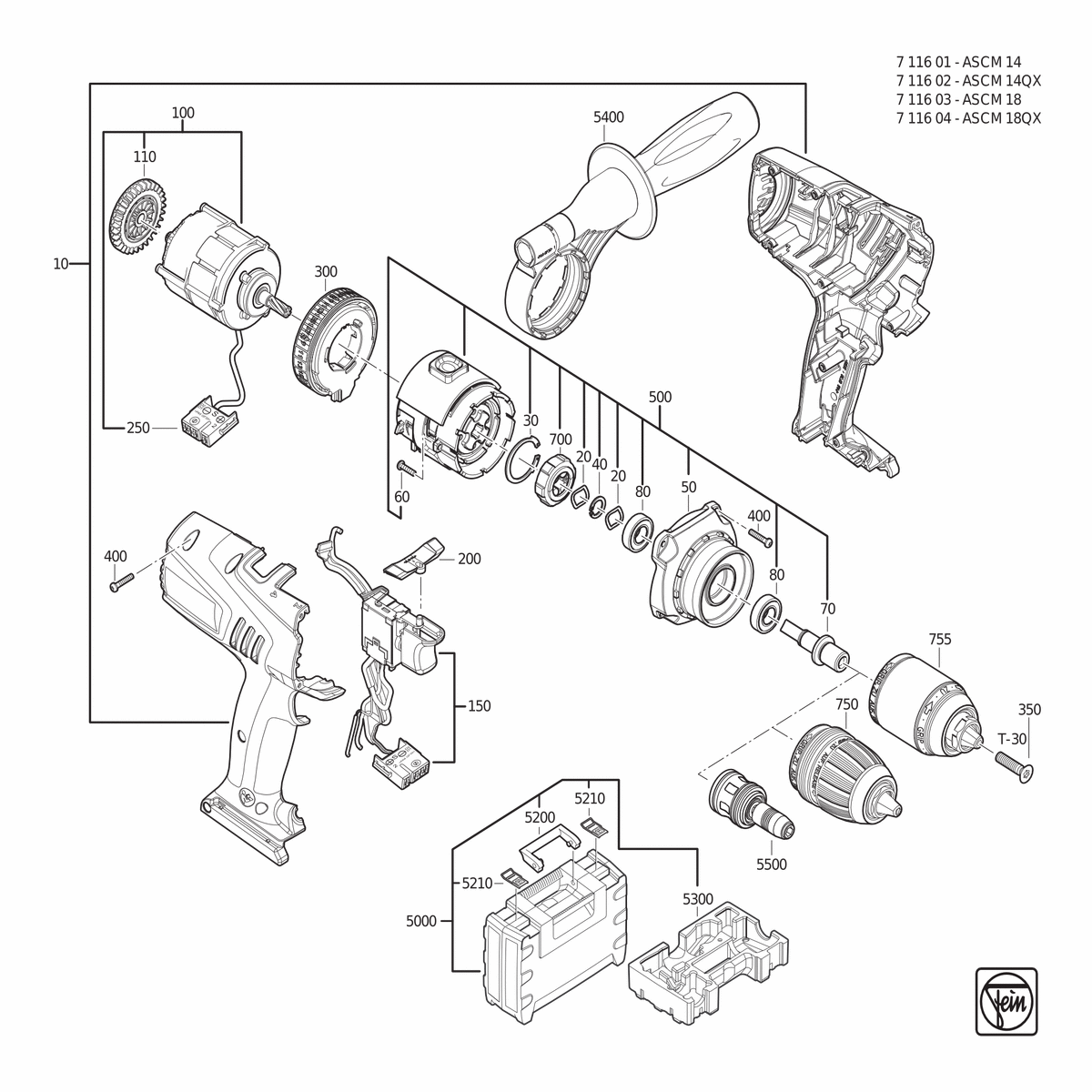 FEIN ASCM 18 QX (18V) - 71160400940