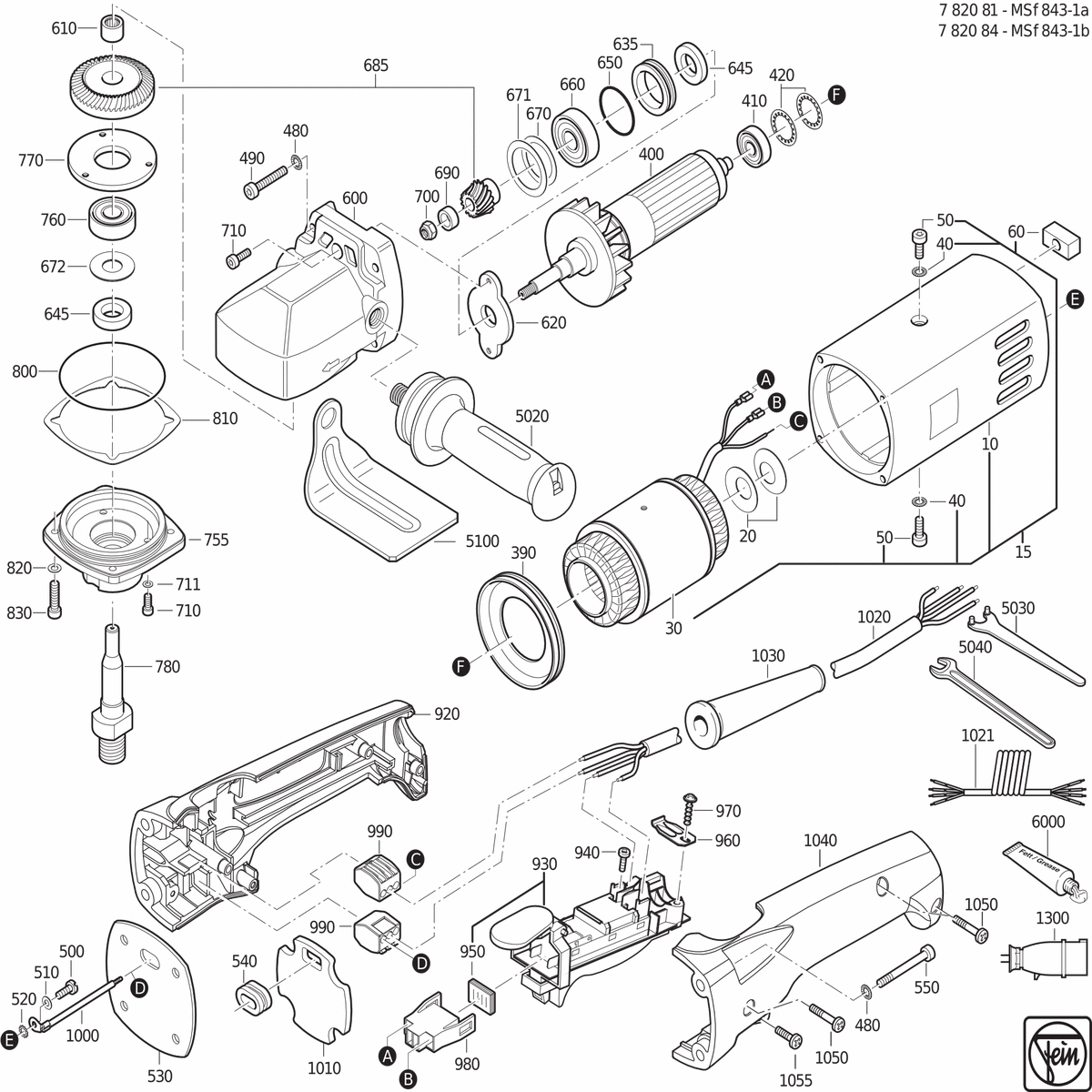 FEIN MSf 843-1b (200Hz, 265V) - 78208400200