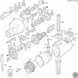 FEIN Filzring | Ersatzteile für DSke 672 (50Hz, 230V) - 30601055000