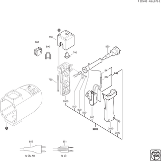 FEIN Scheibe | Ersatzteile für ASq 672-1 (60Hz, 220V) - 32411061006