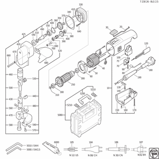 FEIN Kabelklemmstück | Ersatzteile für BLS 2.5 (50/60Hz, 220/230V) - 32431026009