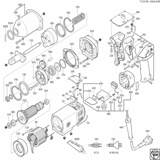 FEIN Handgriffhalbschale | Ersatzteile für ASbe 648 (50Hz, 240V) - 31204090003
