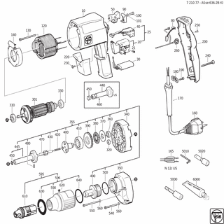 FEIN Kappe | Ersatzteile für ASse 636-2 b (50Hz, 240V) - 30713010009