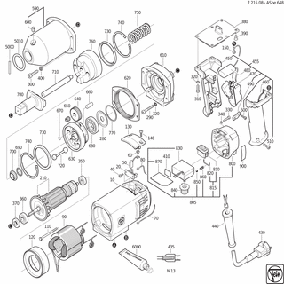 FEIN Anschlag | Ersatzteile für ASbe 648 (50Hz, 230V) - 31415023004