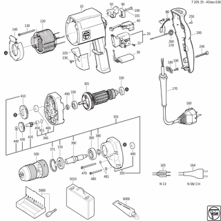 FEIN Scheibe 69X0,3 | Ersatzteile für ASkeu 636 (50/60Hz, 220/230V) - 32624069038