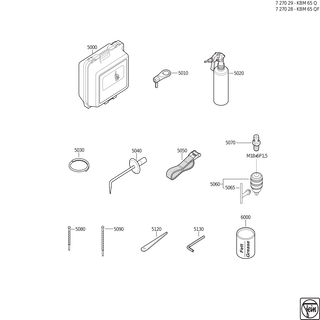 FEIN Handpumpe | Ersatzteile für KBM 65 QF (50/60Hz, 220/230V) - 32132022007