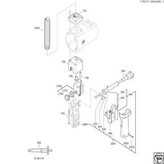 FEIN Handgriff | Ersatzteile f�r DSke 658-1 (50Hz, 230V) - 32120024002