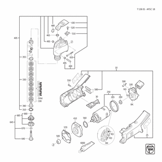 FEIN Dichtring | Ersatzteile für AFSC 18 (18V) - 40612093004