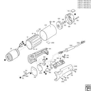 FEIN Mutter | Ersatzteile für MSfo 852-1c (200Hz, 265V) - 42019001088
