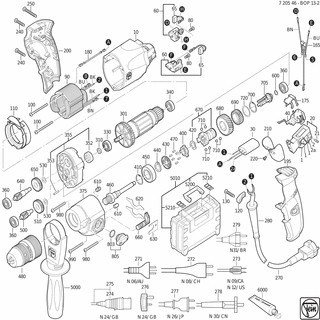 FEIN Sicherungsring | Ersatzteile für BOP 13-2 (50/60Hz, 220/230V) - 42616006007