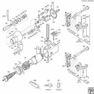 FEIN Sicherungsscheibe M5 | Ersatzteile für DSk 658-1 (50Hz, 240V) - 42443004057